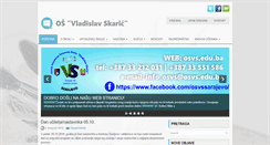 Desktop Screenshot of osvs.edu.ba